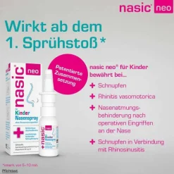 Nasic neo für Kinder Nasenspray, 10 ml>Kinder Nasenspray Kinder|Schnupfen & Nasennebenhöhlen