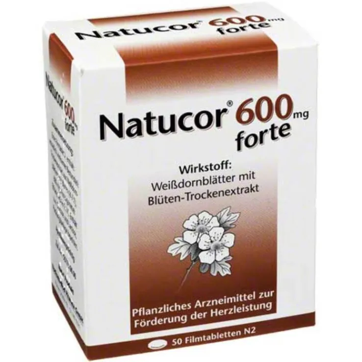 Natucor 600 mg forte Filmtabletten, 50 St