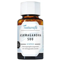 Naturafit Ashwagandha 500 mg Kapseln, 60 St