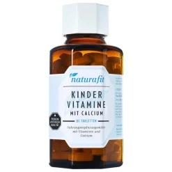 Naturafit Kindervitamine mit Calcium Lutschtabletten, 80 St>Kinder Multivitamine