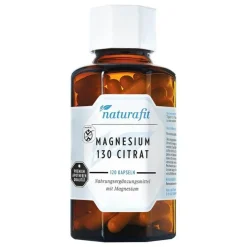 Naturafit Magnesium 130 Citr Kapseln, 120 St> Magnesium