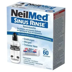 Neilmed Sinus Rinse Nasendusche + 60 Nasenspülsalzbeutel , 1 P> Nasendusche|Schnupfen & Nasennebenhöhlen