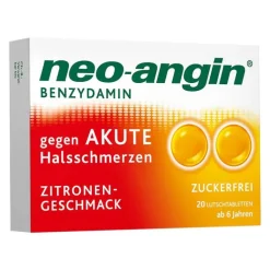 neo-angin Benzydamin gegen akute Hasschmerzen Zitrone, 20 St