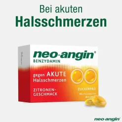 Neo Angin neo-angin Benzydamin gegen akute Hasschmerzen Zitrone, 40 St><noscript><img width=