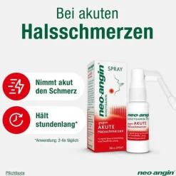 Neo Angin neo-angin Benzydamin Spray gegen akute Halsschmerzen, 30 ml> Halsschmerztabletten