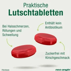 neo-angin Halstabletten Kirsche zuckerfrei, 24 St