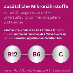 Nerven Plus Dr. Koll Gemmo Komplex Vitamin B12 B6, 50 ml