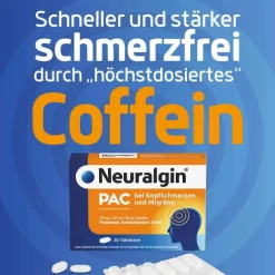 Neuralgin® PAC bei Kopfschmerzen und Migräne Tabletten , 20 St