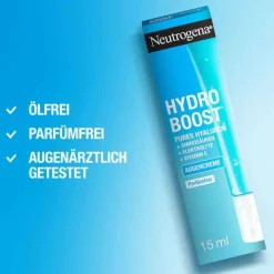 Neutrogena Hydro Boost belebendes Augen Creme Gel, 15 ml