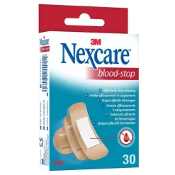 Nexcare blood-stop Pflasterstrips 3 Grö.gemischt, 30 St> Wundpflaster