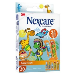Nexcare Happy Kids 19x72 mm Pflasterstrips, 20 St>Kinder Kinderpflaster