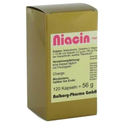 Niacin Kapseln, 120 St> Vitamin B3 (Niacin)