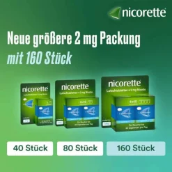 Nicorette freshmint 2 mg Lutschtabletten gepresst, 40 St