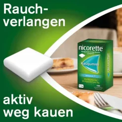 Nicorette Kaugummi whitemint, 2 mg Nikotin, 105 St><noscript><img width=