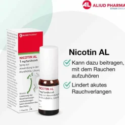 Aliud Pharma NICOTIN AL 1mg/Sprühstoß Spray, 2 St><noscript><img width=
