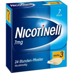 Nicotinell 7 mg / 24-Stunden- Nikotinpflaster, Pflasterstärke Leicht (3), 7 St> Nikotinpflaster