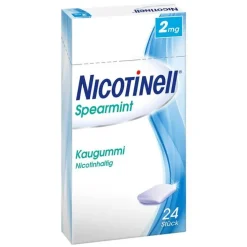 Nicotinell Kaugummi 2 mg Spearmint, 24 St> Nikotinkaugummi