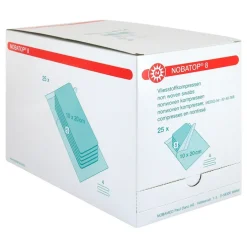 Nobatop 8 Kompressen 10x20cm, 25X5 St
