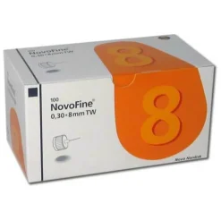 Novofine 8 Kanülen 0,30x8 mm 30 G thinwall, 100 St> Zubehör