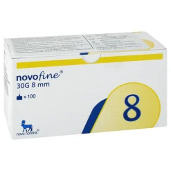Novofine Import 0,30x8 mm 30 G Kanüle, 100 St