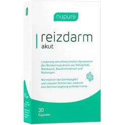 Nupure reizdarm akut b.Blähungen Bauchschmerz Kapseln , 30 St