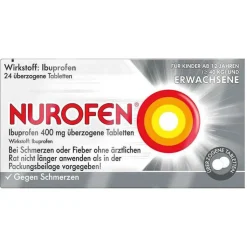 NUROFEN® Ibuprofen 400 mg überzogene Tabletten, 24 St