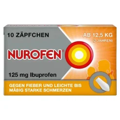 Nurofen ® Junior 125 mg Zäpfchen, 10 St>Kinder Fiebermittel Kinder|Mittel Gegen Fieber