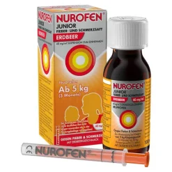 NUROFEN® Junior Fieber- und Schmerzsaft Erdbeer 40 mg/ml, 100 ml
