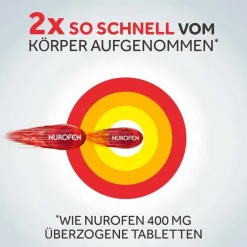 Nurofen Mini 400 mg Weichkapseln, 20 St> Zahnschmerztabletten|Regelschmerzen Tabletten