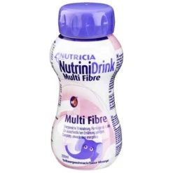 Nutrini Drink Multi Fibre Erdbeergeschmack, 200 ml