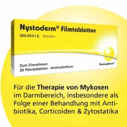 Nystaderm Filmtabletten, 100 St> Darmsanierung Medikamente