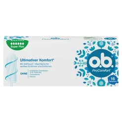 O.B. Tampons Procomfort super plus, 16 St