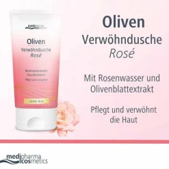 Medipharma Cosmetics Oliven Verwöhndusche Rose, 150 ml> Duschen & Waschen