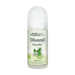 Medipharma Cosmetics Olivenöl Deoroller Grüner Tee, 50 ml> Antitranspirant & Deo