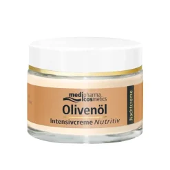 Medipharma Cosmetics Olivenöl Intensivcreme Nutritiv Nachtcreme, 50 ml> Nachtpflege|Anti-Aging