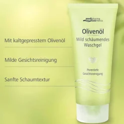 Olivenöl mild schäumendes Waschgel, 100 ml
