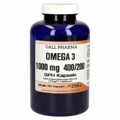 Hecht Pharma Omega 3 1000 mg 400 / 200 GPH Kapseln, 180 St> Omega 3 Kapseln|Augenvitamine