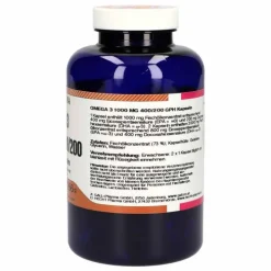 Hecht Pharma Omega 3 1000 mg 400 / 200 GPH Kapseln, 180 St> Omega 3 Kapseln|Augenvitamine