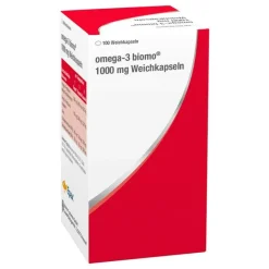 Biomo Omega-3 1000 mg Weichkapseln, 100 St> Omega 3 Kapseln