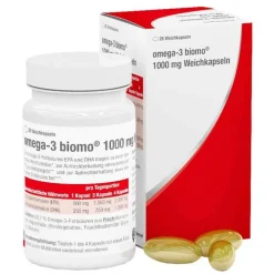 Omega-3 biomo 1.000 mg Weichkapseln, 28 St