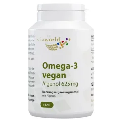 Omega-3 vegan Algenöl 625 mg Kapseln, 120 St