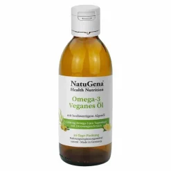 Omega-3 Vegan 2200mg mit 1351 DHA 672 EPA Algenöl Öl, 100 ml