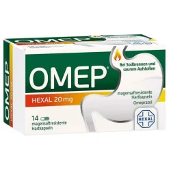 Omep Hexal 20 mg magensaftresistente Hartkapseln, 14 St
