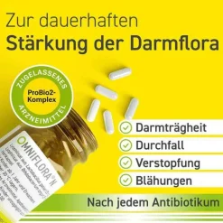 Omniflora N Probiotika Kapseln für die Darmflora, 100 St>Kinder Mittel Gegen Durchfall & Erbrechen|Für Unterwegs