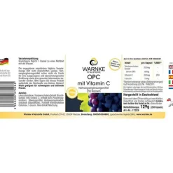 Warnke OPC 200 Bioflavonoide Kapsel, 250 St><noscript><img width=