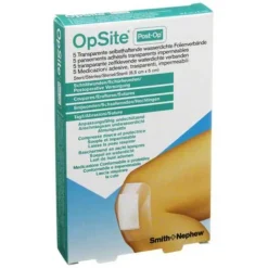 Opsite Post OP 6,5x5cm Verband, 5 St