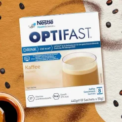 Optifast home Drink Kaffee Pulver, 8X55 g><noscript><img width=