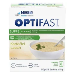 Optifast home Suppe Kartoffel-Lauch Pulver, 8X55 g> Eiweißdrink|Diätpulver