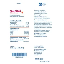 Oralpädon ® 240 Erdbeere , 10 St>Kinder Elektrolyte|Mittel Gegen Durchfall & Erbrechen