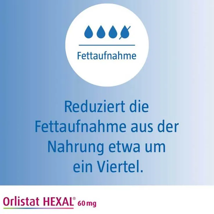 Orlistat HEXAL 60 mg Hartkapseln, 3X84 St